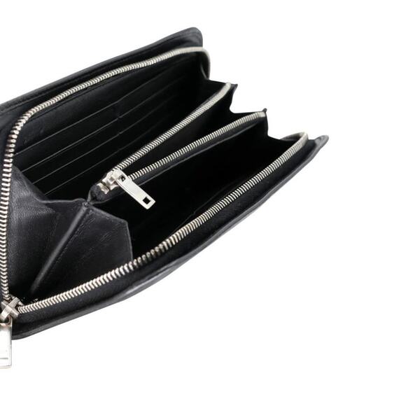 Saint Laurent Crocodile Detail Embossed Long Wallet SL-1201P-0002 - Picture 7 of 8